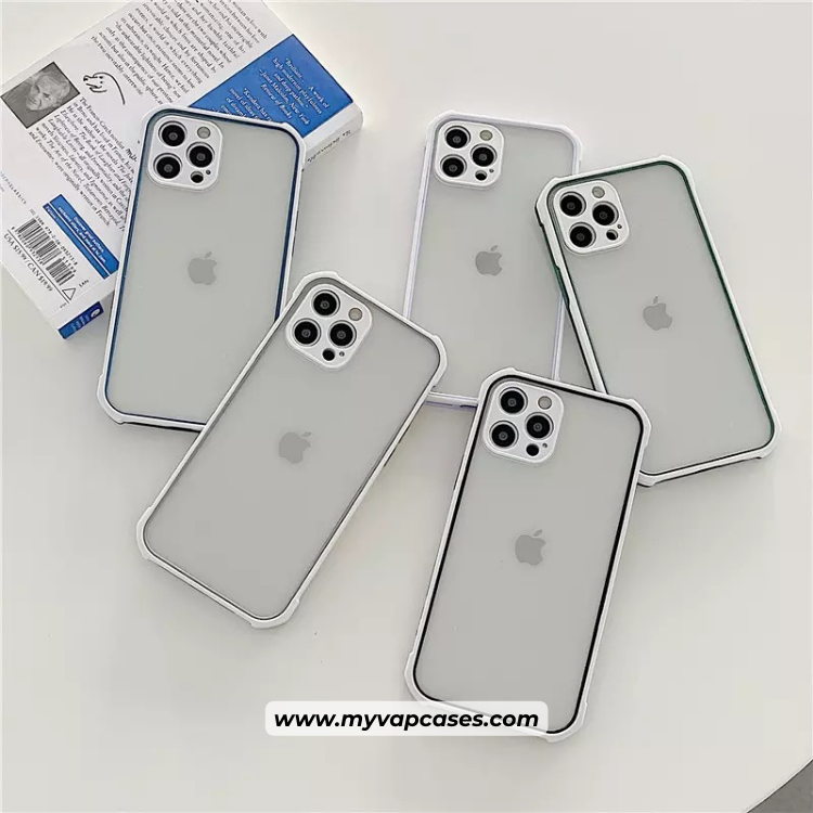 Grey Hybrid Clear with Camera Protection Phone Case