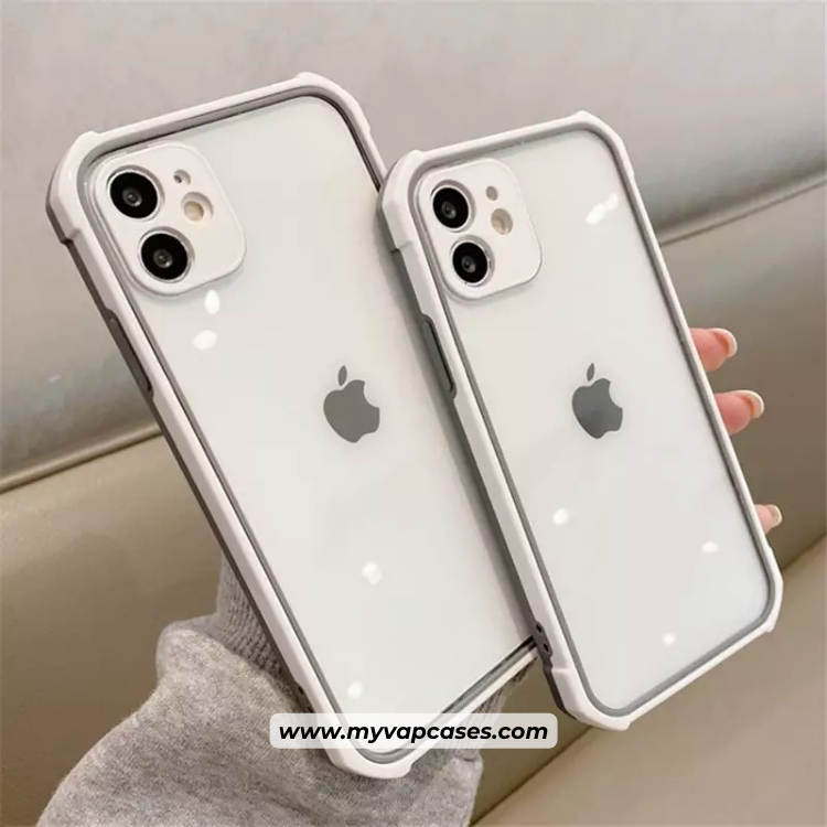 Grey Hybrid Clear with Camera Protection Phone Case