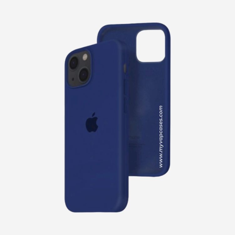 Navy Silicone Phone Case