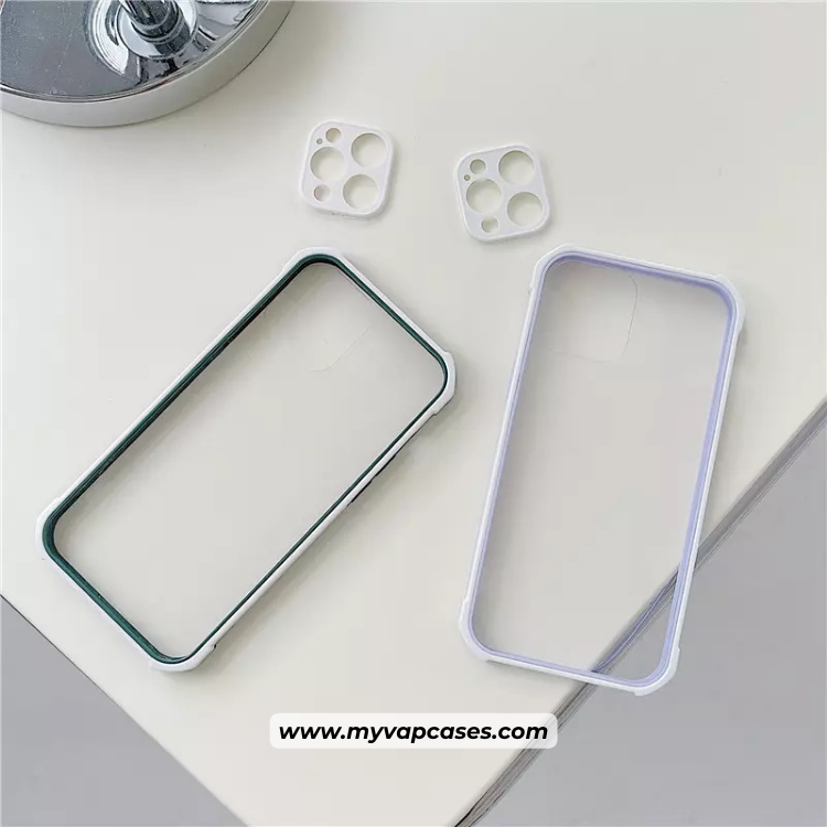 Black Hybrid Clear with Camera Protection Phone Case