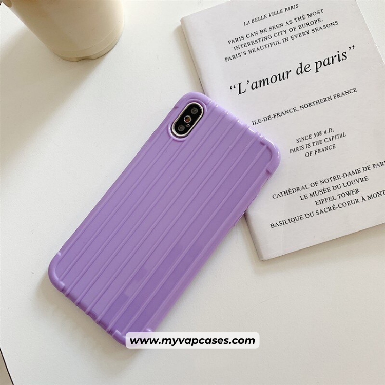 Purple Luggage Edged Phone Case