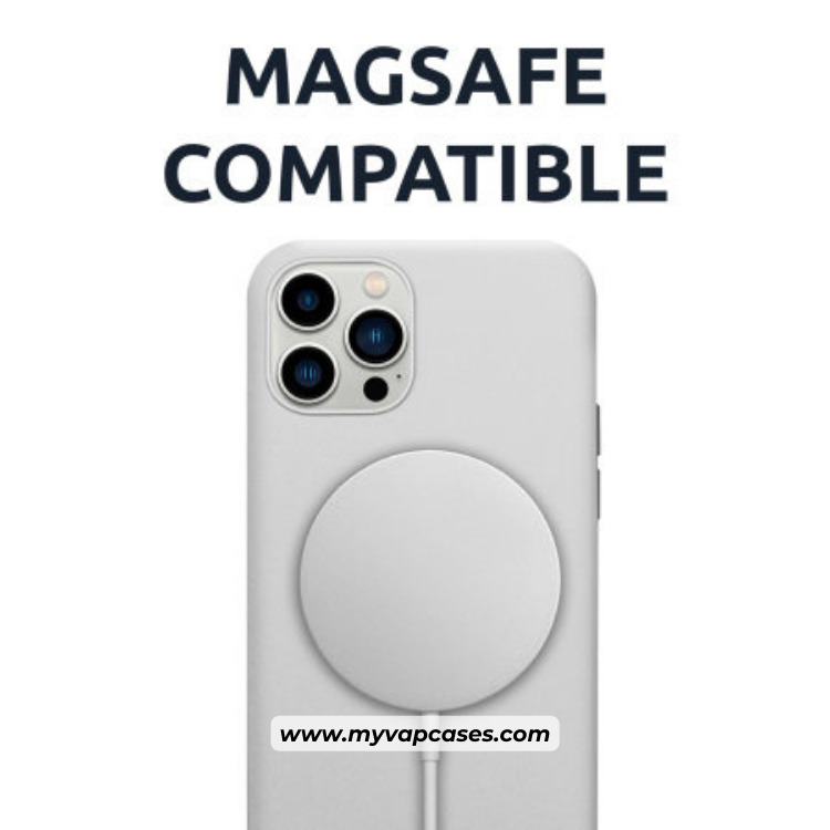 Silicone White with MagSafe Phone Case